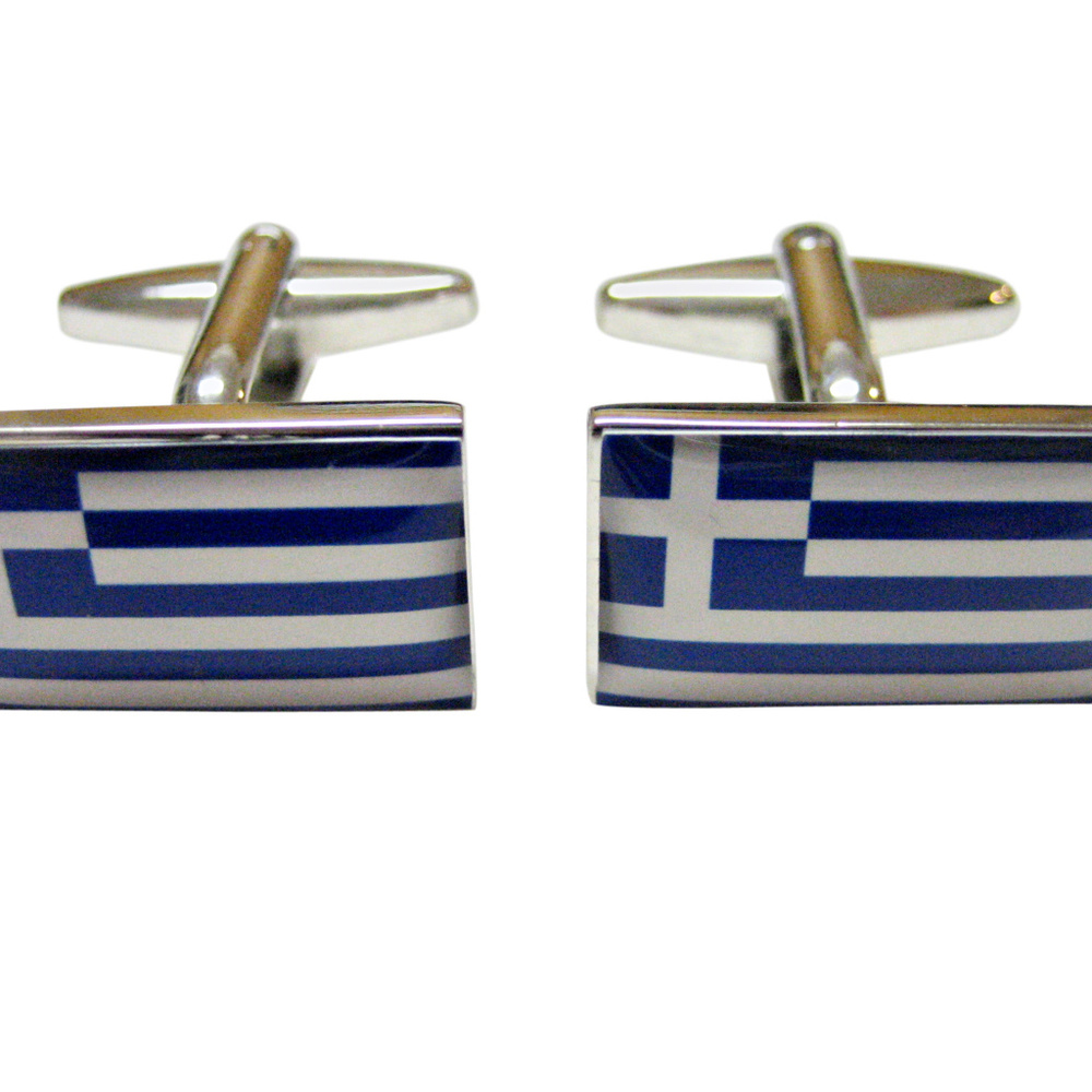 Greek Greece Flag Cufflinks